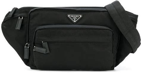 prada men's nylon belt bag|prada nylon backpack men.